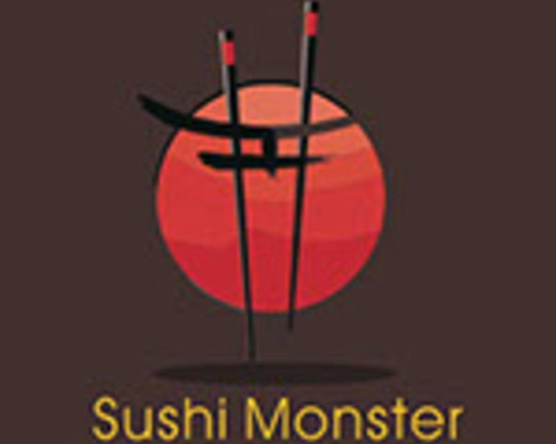 Sushi Monster, located at 4225 Sienna Parkway ste 150, Missouri City, TX logo